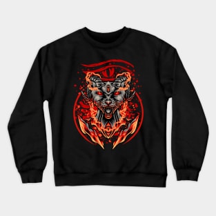Egyptian Satanic Cat Crewneck Sweatshirt